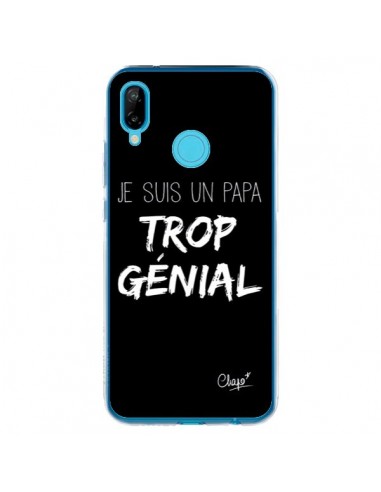 Coque Huawei P20 Lite Je suis un Papa trop Génial Noir - Chapo