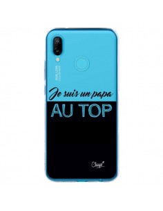 Coque Huawei P20 Lite Je suis un Papa au Top Transparente...