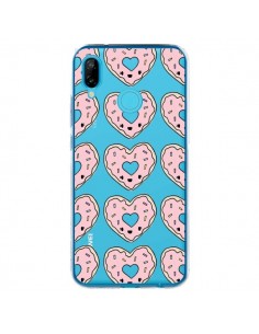 Coque Huawei P20 Lite Donuts Heart Coeur Rose Pink...