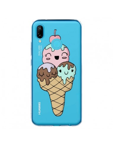 Coque Huawei P20 Lite Ice Cream Glace Summer Ete Cerise Transparente - Claudia Ramos