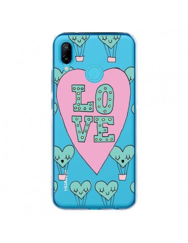 Coque Huawei P20 Lite Love Nuage Montgolfier Transparente - Claudia Ramos