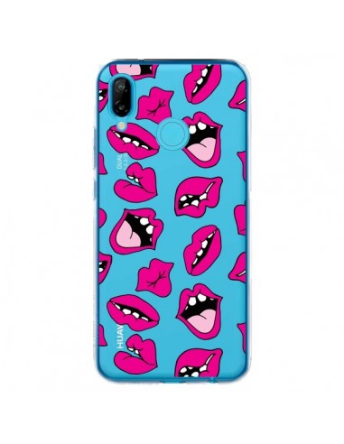 Coque Huawei P20 Lite Lèvres Lips Bouche Kiss Transparente - Claudia Ramos