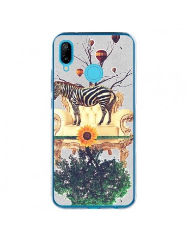 Coque Huawei P20 Lite Zebre The World - Eleaxart