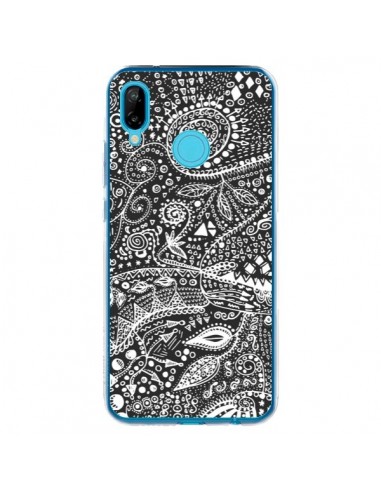 Coque Huawei P20 Lite Azteque Noir et Blanc - Eleaxart