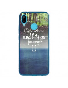 Coque Huawei P20 Lite Let's Go Far Away Forest Foret -...