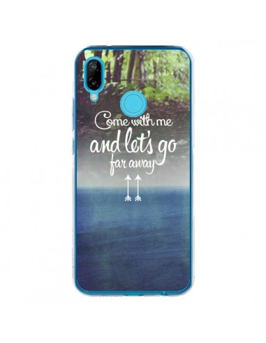 Coque Huawei P20 Lite Let's Go Far Away Forest Foret - Eleaxart