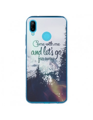 Coque Huawei P20 Lite Let's Go Far Away Snow Neige - Eleaxart