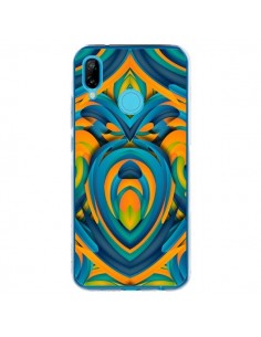 Coque Huawei P20 Lite Cross Heart Azteque Coeur - Eleaxart