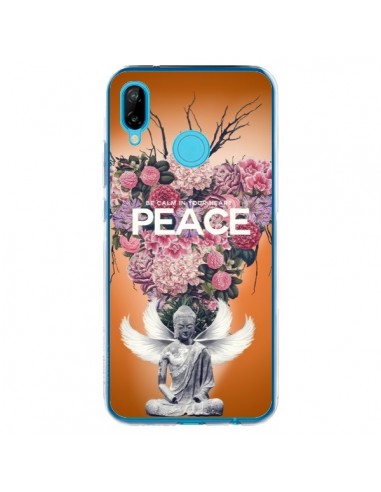 Coque Huawei P20 Lite Peace Fleurs Buddha - Eleaxart