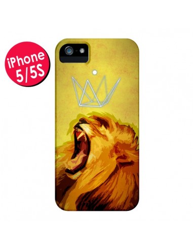 Coque Lion Spirit pour iPhone 5 et 5S - Jonathan Perez