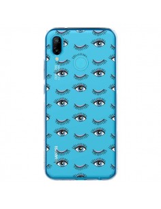 Coque Huawei P20 Lite Eyes Oeil Yeux Bleus Mosaïque...