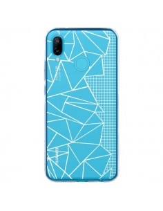 Coque Huawei P20 Lite Lignes Grilles Side Grid Abstract...