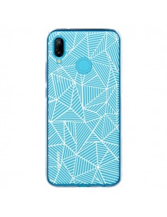 Coque Huawei P20 Lite Lignes Grilles Triangles Full Grid...