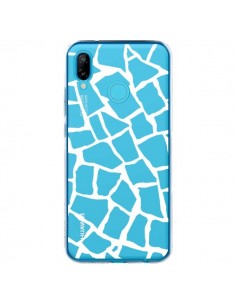 Coque Huawei P20 Lite Girafe Mosaïque Blanc Transparente...