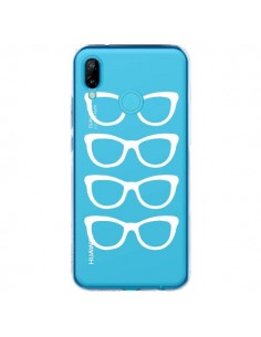 Coque Huawei P20 Lite Sunglasses Lunettes Soleil Blanc...