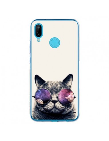 Coque Huawei P20 Lite Chat à lunettes - Gusto NYC