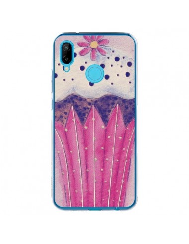 Coque Huawei P20 Lite Cupcake Rose - Irene Sneddon