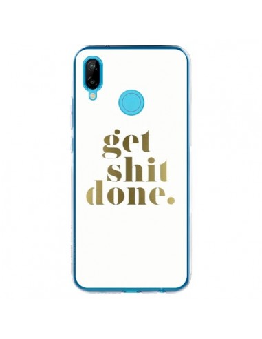 Coque Huawei P20 Lite Get Shit Done Doré - Shop Gasoline