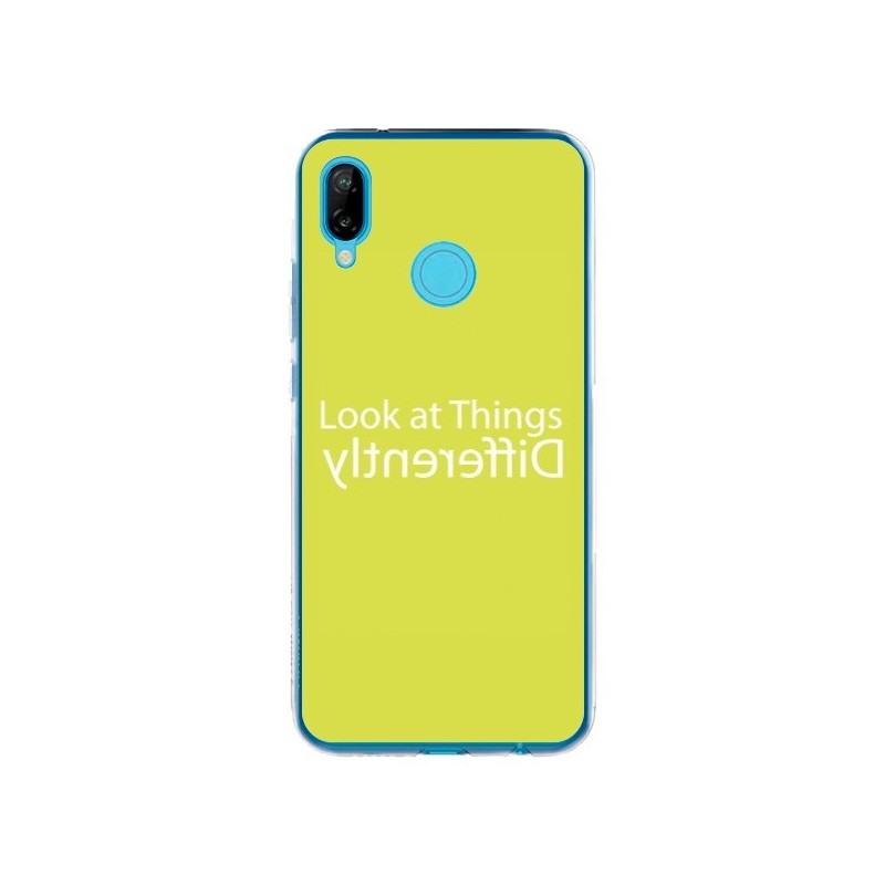 Coque Huawei P20 Lite Look at Different Things Yellow - Shop Gasoline