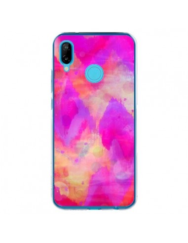 Coque Huawei P20 Lite Coeur Tribal Rose - Ebi Emporium