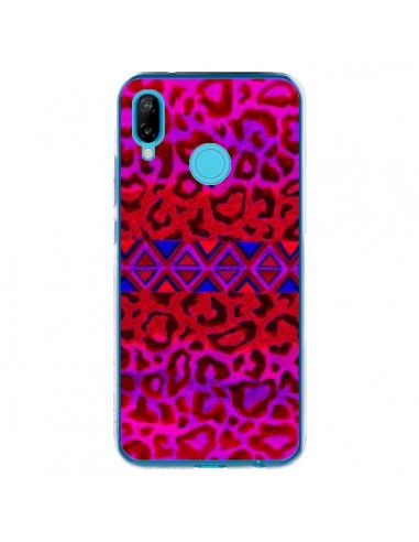 Coque Huawei P20 Lite Tribal Leopard Rouge - Ebi Emporium