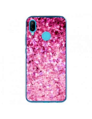 Coque Huawei P20 Lite Romance Me Paillettes Roses - Ebi Emporium