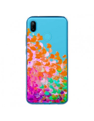 Coque Huawei P20 Lite Creation in Color Orange Transparente - Ebi Emporium