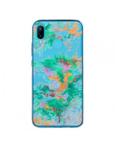 Coque Huawei P20 Lite Mermaid Sirene Fleur Flower Transparente - Ebi Emporium