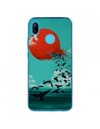 Coque Huawei P20 Lite Soleil Oiseaux Mer - Jay Fleck