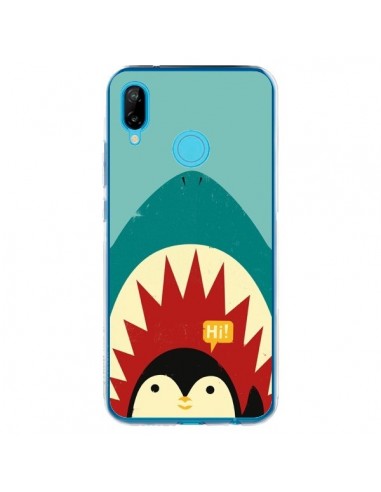 Coque Huawei P20 Lite Pingouin Requin - Jay Fleck