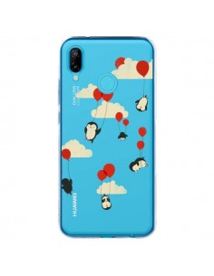 Coque Huawei P20 Lite Pingouin Ciel Ballons Transparente...