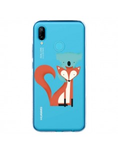 Coque Huawei P20 Lite Renard et Koala Love Transparente -...