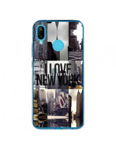 Coque Huawei P20 Lite I love New Yorck City noir - Javier Martinez