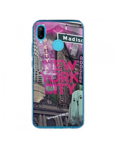 Coque Huawei P20 Lite New York City Rose - Javier Martinez