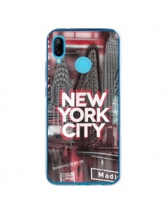 Coque Huawei P20 Lite New York City Rouge - Javier Martinez