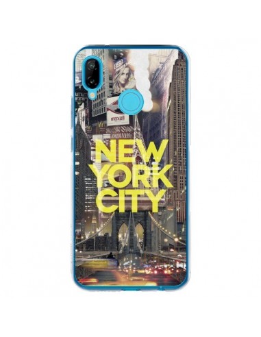 Coque Huawei P20 Lite New York City Jaune - Javier Martinez