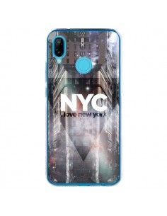 Coque Huawei P20 Lite I Love New York City Violet -...