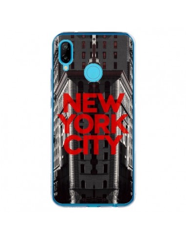 Coque Huawei P20 Lite New York City Rouge - Javier Martinez