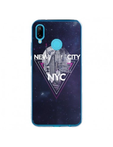 Coque Huawei P20 Lite New York City Triangle Rose - Javier Martinez