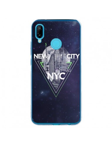 Coque Huawei P20 Lite New York City Triangle Vert - Javier Martinez