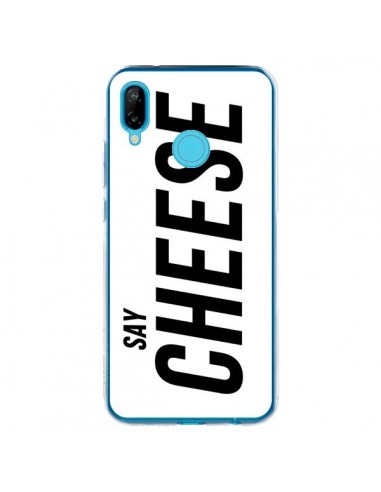 Coque Huawei P20 Lite Say Cheese Smile Blanc - Jonathan Perez