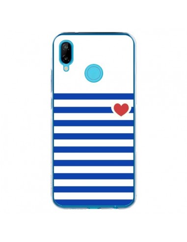 Coque Huawei P20 Lite Mariniere Coeur - Jonathan Perez