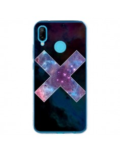 Coque Huawei P20 Lite Nebula Cross Croix Galaxie -...