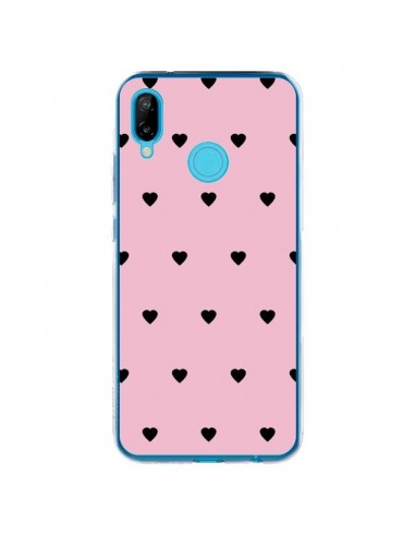 Coque Huawei P20 Lite Coeurs Roses - Jonathan Perez