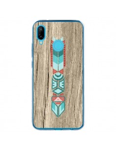 Coque Huawei P20 Lite Totem Tribal Azteque Bois Wood -...