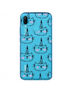 Coque Huawei P20 Lite Licorne Unicorn Dessin Transparente...
