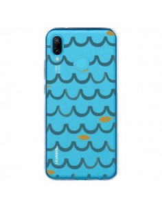 Coque Huawei P20 Lite Poisson Fish Water Transparente -...