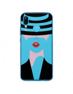 Coque Huawei P20 Lite Femme Chapeau Hat Lady Transparente...
