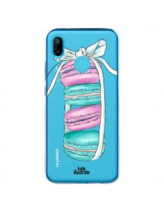 Coque Huawei P20 Lite Macarons Pink Mint Rose...