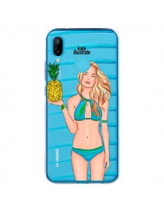 Coque Huawei P20 Lite Malibu Ananas Plage Ete Bleu...